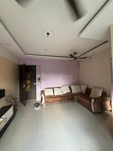 Hall Image of 580 Sq.ft 1 BHK Apartment / Flat for rent in Sagar Residency, Kasarvadavali Thane for Rs. 25000