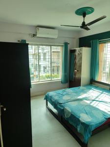 Bedroom Image of 1250 Sq.ft 3 BHK Builder Floor for rent in New Town Kolkata for Rs. 30000