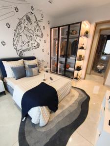 Bedroom Image of 800 Sq.ft 2 BHK Apartment / Flat for sale in Godrej Horizon, Wadala Mumbai for Rs. 40000000