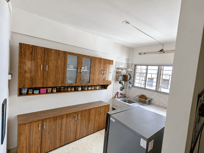 Kitchen Image of 550 Sq.ft 1 BHK Apartment / Flat for rent in Koregaon Park Pune for Rs. 32000