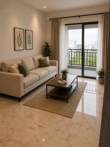 Hall Image of 600 Sq.ft 1 BHK Builder Floor for rent in Electronic City Bengaluru for Rs. 26000