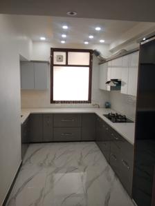 Kitchen Image of 1850 Sq.ft 3 BHK Apartment / Flat for rent in Durga Pooja Apartment, Sector 13 Dwarka New Delhi for Rs. 45000