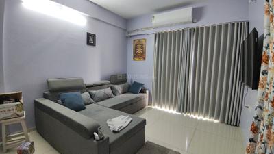 Living Room Image of 1500 Sq.ft 3 BHK Apartment / Flat for rent in Adani Amogha, Shantigram Ahmedabad for Rs. 45000