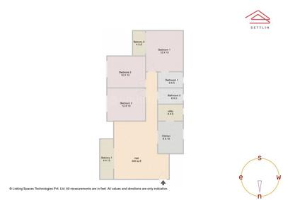 Image of 1508 Sq.ft 3 BHK Apartment / Flat for sale in Godrej Lakeside Orchard by Godrej Properties Ltd. , Chikkakannalli, Bengaluru for Rs. 21800000