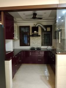 Kitchen Image of 1500 Sq.ft 3 BHK Builder Floor for rent in Janakpuri New Delhi for Rs. 59500