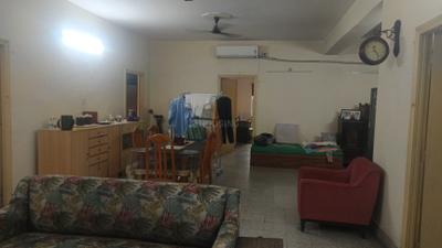 Living Room Image of 1650 Sq.ft 3 BHK Apartment / Flat for rent in Park Street Area Kolkata for Rs. 80000