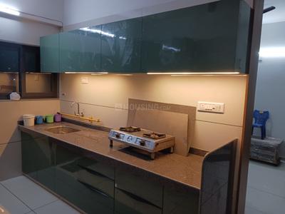 Kitchen Image of 1530 Sq.ft 2 BHK Apartment / Flat for rent in Swati Silver Stone 35, Vavol Gandhinagar for Rs. 25000