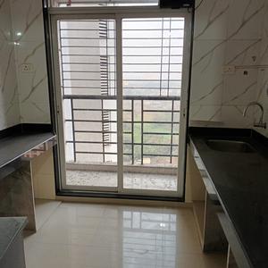 Kitchen Image of 630 Sq.ft 1 BHK Apartment / Flat for sale in Sai Shrushti Heights, Diva Thane for Rs. 3100000