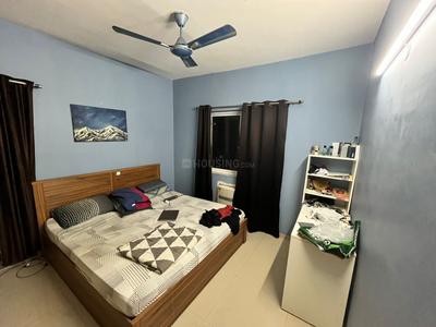 Bedroom Image of 850 Sq.ft 2 BHK Apartment / Flat for rent in Unitech Uniworld City, New Town Kolkata for Rs. 35000