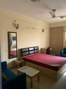 Bedroom Image of 300 Sq.ft 1 RK Apartment / Flat for rent in Supertech Ecociti, Sector 137 Noida for Rs. 19000