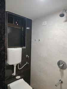 Common Bathroom Image of 600 Sq.ft 1 BHK Apartment / Flat for rent in Ochana Pride Park CHSL, Thane West Thane for Rs. 25999