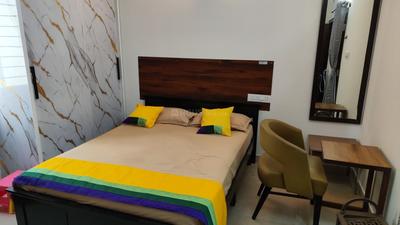 Bedroom Image of 400 Sq.ft 1 RK Independent House for rent in Akshayanagar Bengaluru for Rs. 16000