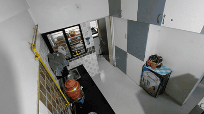 Kitchen Image of 720 Sq.ft 1 BHK Builder Floor for sale in Vastral Ahmedabad for Rs. 2500000