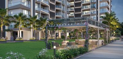 Image of 2735 Sq.ft 3 BHK Apartment / Flat for sale in Rajhans Zorista, Vesu, Surat for Rs. 16500000