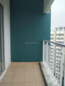 Balcony Image of 1658 Sq.ft 3 BHK Apartment / Flat for rent in ETA Rosedale, Padur Chennai for Rs. 32000