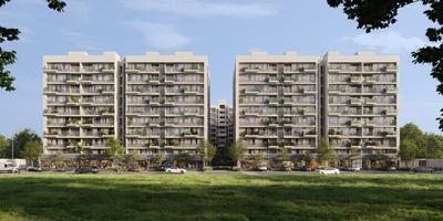 Image of 2000 Sq.ft 3 BHK Apartment / Flat for sale in Gota, Ahmedabad for Rs. 9900000