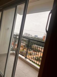 Balcony Image of 1985 Sq.ft 3 BHK Apartment / Flat for rent in L And T Raintree Boulevard, Sahakara Nagar Bengaluru for Rs. 100000