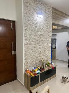 Bedroom Image of 555 Sq.ft 2 BHK Apartment / Flat for rent in Bren Northern Lights, Kogilu Bengaluru for Rs. 25000