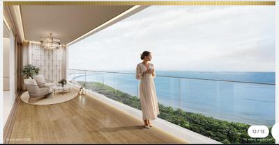 Balcony Image of 1200 Sq.ft 3 BHK Apartment / Flat for sale in Lodha Aureus, Sewri Mumbai for Rs. 46000000