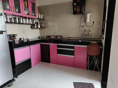 Kitchen Image of 1020 Sq.ft 2.5 BHK Apartment / Flat for sale in Krishna Aeropolis, Lohegaon Pune for Rs. 7800000