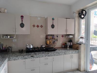 Kitchen Image of 1550 Sq.ft 3 BHK Apartment / Flat for sale in N K Panorama Savitry Green 2, Gazipur Zirakpur for Rs. 7500000