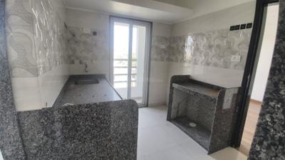 Kitchen Image of 468 Sq.ft 1 BHK Apartment / Flat for rent in AND ROSE, Agasan Village Thane for Rs. 11500