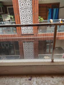 Balcony Image of 900 Sq.ft 3 BHK Builder Floor for rent in Sheikh Sarai New Delhi for Rs. 40000
