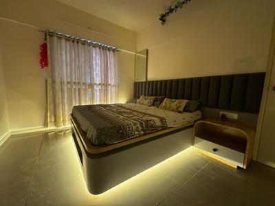 Bedroom Image of 806 Sq.ft 2 BHK Apartment / Flat for rent in Mahindra Happinest Tathawade, Tathawade Pune for Rs. 35000