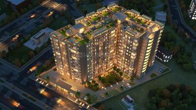 Image of 1300 Sq.ft 3 BHK Apartment / Flat for sale in Somya Sky Elite, Jagatpura, Jaipur for Rs. 7500000