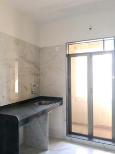 Kitchen Image of 600 Sq.ft 1 BHK Apartment / Flat for rent in Shriraam Pushpanjali Residency, Thane West Thane for Rs. 16506