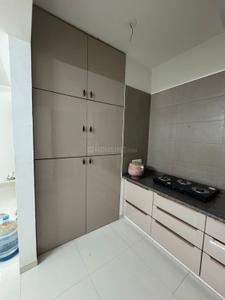 Kitchen Image of 861 Sq.ft 3 BHK Apartment / Flat for rent in Dev Parijat, Vaishno Devi Circle Ahmedabad for Rs. 24000