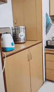 Kitchen Image of 1100 Sq.ft 3 BHK Apartment / Flat for rent in Arera Colony Bhopal for Rs. 25000