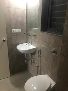 Bathroom Image of 1400 Sq.ft 3 BHK Apartment / Flat for rent in Shaligram Prime, South Bopal Ahmedabad for Rs. 40000
