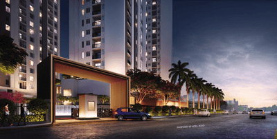 Image of 1185 Sq.ft 3 BHK Apartment / Flat for sale in Rishi Pranaya , Rajarhat, Kolkata for Rs. 10600000
