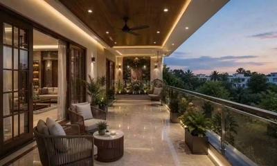 Balcony Image of 3000 Sq.ft 4 BHK Independent House for sale in Paravattani Thrissur for Rs. 13800000