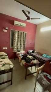 Bedroom Image of 950 Sq.ft 2 BHK Builder Floor for rent in Karapakkam Chennai for Rs. 25000