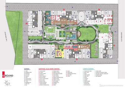 Image of 3401 Sq.ft 4 BHK Apartment / Flat for sale in Vesu, Surat for Rs. 19725800