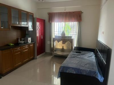 Kitchen Image of 1250 Sq.ft 2 BHK Apartment / Flat for rent in SLS Serenity Apartment, Panathur Bengaluru for Rs. 58000
