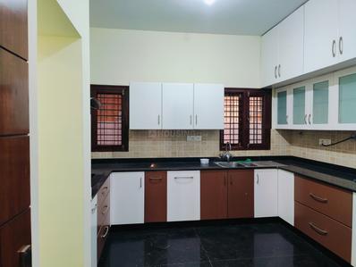 Kitchen Image of 2400 Sq.ft 3 BHK Builder Floor for rent in Sahakara Nagar Bengaluru for Rs. 70000