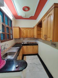 Kitchen Image of 500 Sq.ft 1 BHK Builder Floor for rent in Palam Vihar Gurgaon for Rs. 25000