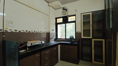 Kitchen Image of 600 Sq.ft 1 BHK Apartment / Flat for rent in Welfare Krushnai, Kalwa Thane for Rs. 23000