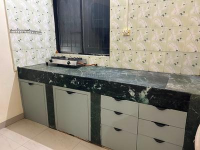 Kitchen Image of 575 Sq.ft 1 BHK Apartment / Flat for rent in Ramesh Hermes Heritage Phase 2, Yerawada Pune for Rs. 31000