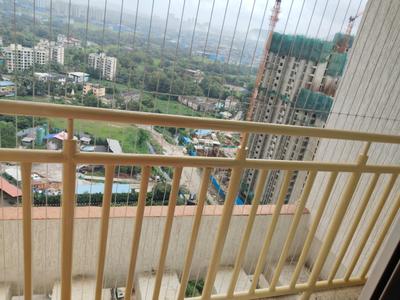 Balcony Image of 900 Sq.ft 2 BHK Apartment / Flat for rent in Metro Paramount, Shilgaon Thane for Rs. 26000