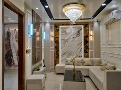 Living Room Image of 810 Sq.ft 3 BHK Apartment / Flat for sale in The Shiva Luxury Floors, Uttam Nagar New Delhi for Rs. 7000000