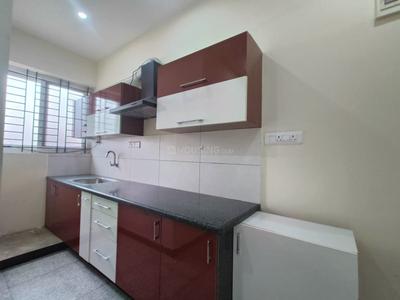 Kitchen Image of 600 Sq.ft 1 BHK Apartment / Flat for rent in Indira Nagar Bengaluru for Rs. 35001