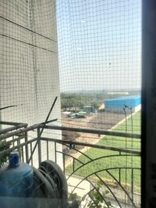 Balcony Image of 585 Sq.ft 1 BHK Apartment / Flat for rent in Aditya Urban Homes, Bamheta Village Ghaziabad for Rs. 13000