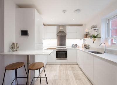 Kitchen Image of 614 Sq.ft 1 BHK Apartment / Flat for sale in Sector Green, Panvel Navi Mumbai for Rs. 7100000