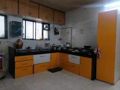 Kitchen Image of 1600 Sq.ft 3 BHK Apartment / Flat for rent in Ravi Park, Wanwadi Pune for Rs. 50000