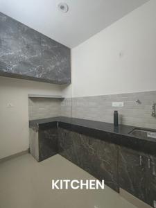Kitchen Image of 840 Sq.ft 3 BHK Apartment / Flat for rent in Aayam, Sukhdeopura Nohara Jaipur for Rs. 18000