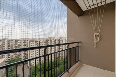 Balcony Image of 1800 Sq.ft 3 BHK Apartment / Flat for rent in BSCPL Bollineni Silas, K R Puram Bengaluru for Rs. 55000